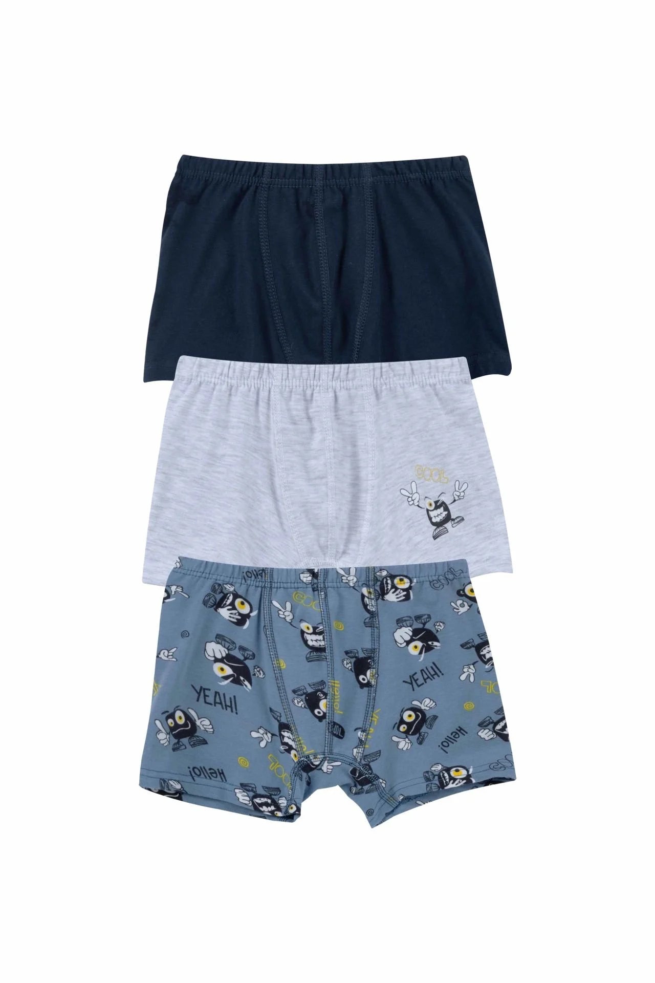 Boys Boxers-Domi set of 3pcs-multi colors