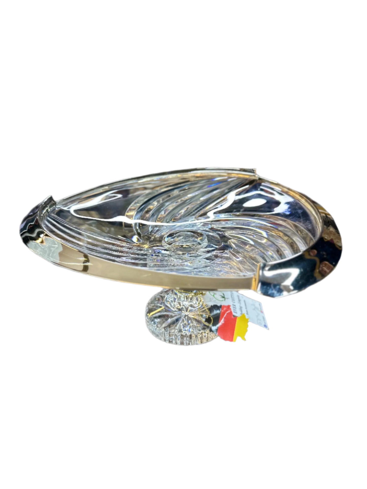 Bohemia Crystal-Cake Plate-Medium