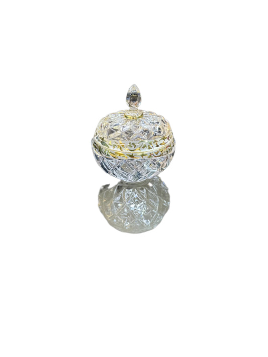 Bohemia Crystal-Gold Bomboniere-Small