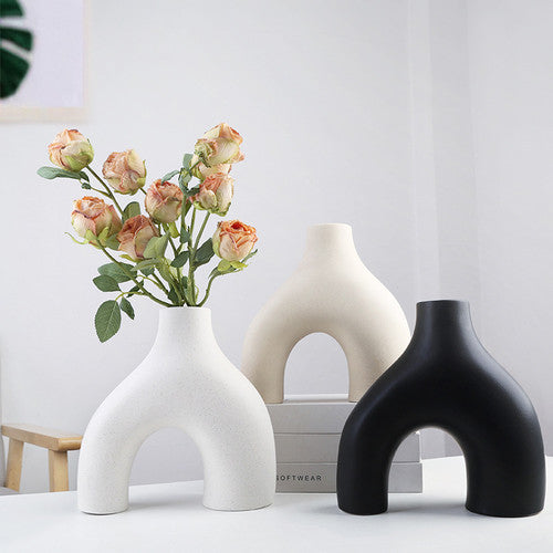 Modern Pottery vase decor -Small