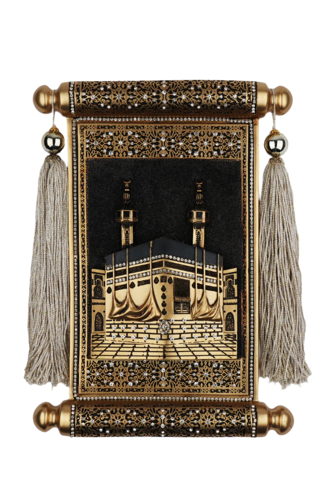 Islamic Wall Art featuring sculptures of Al Kaaba Replica