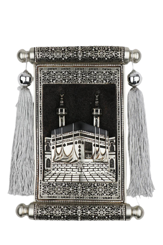 Islamic Wall Art featuring sculptures of Al Kaaba Replica